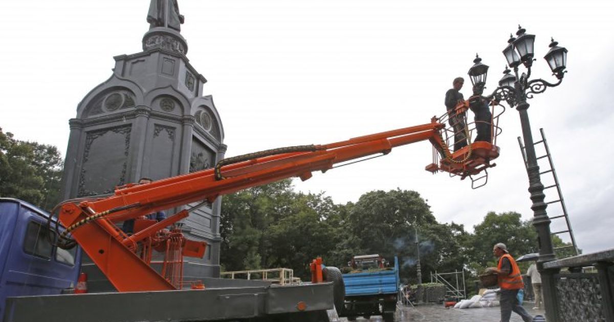 Підготовчі роботи з нагоди святкування 1025-річчя Хрещення Русі