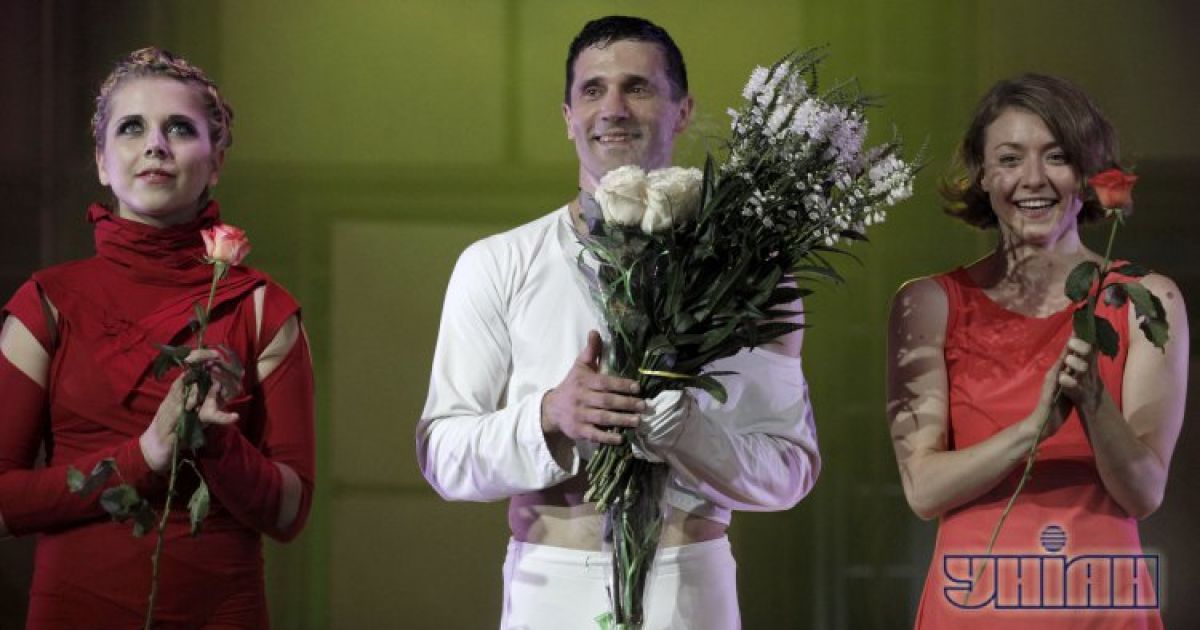 Цирковий артист, майстри еквілібрування, засновник арт-студії Rizoma Анатолій Залевський. / © УНІАН