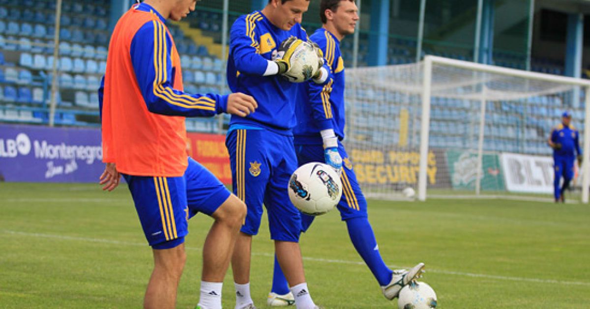 Збірна України потренувалася у Подгориці / © dynamo.kiev.ua