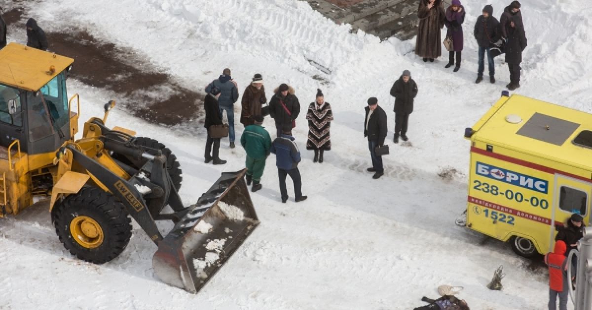 Трактор задавив киянку