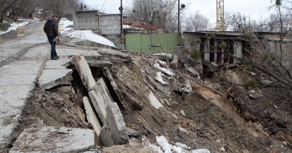 У Києві знову обвалилася земля / © Сегодня