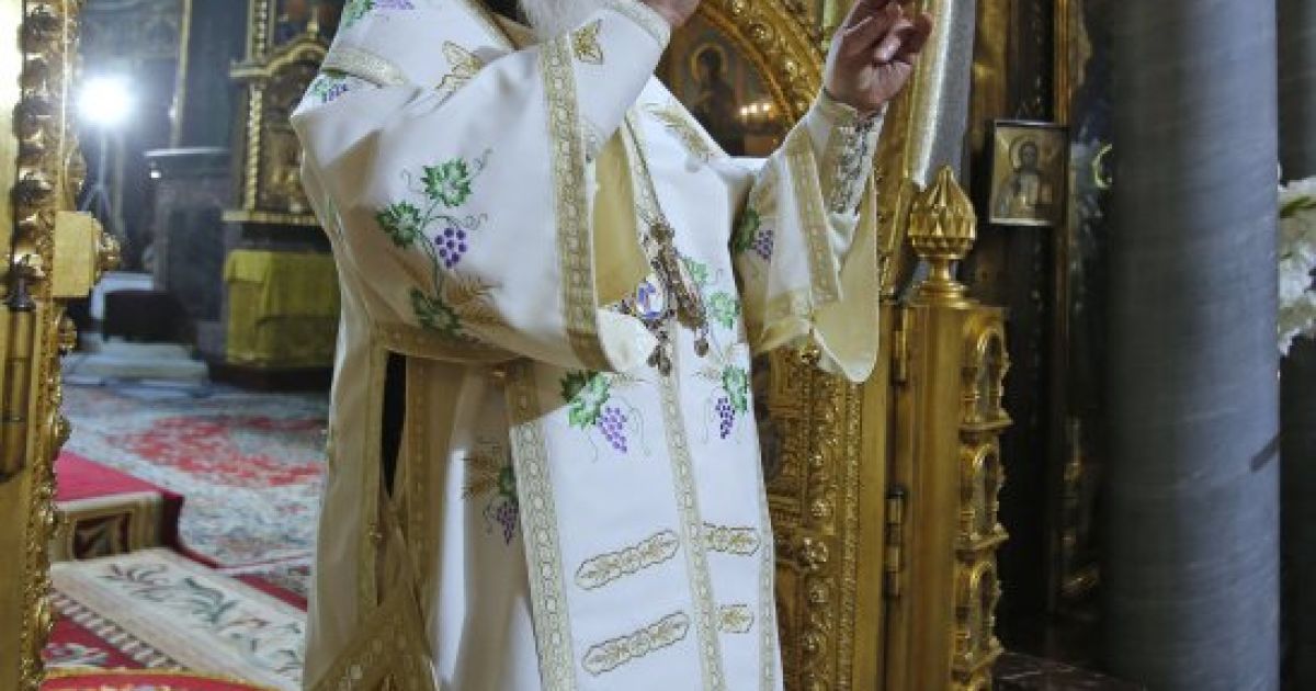 У Володимирському соборі відбулася літургія на чолі з Філаретом / © УНІАН