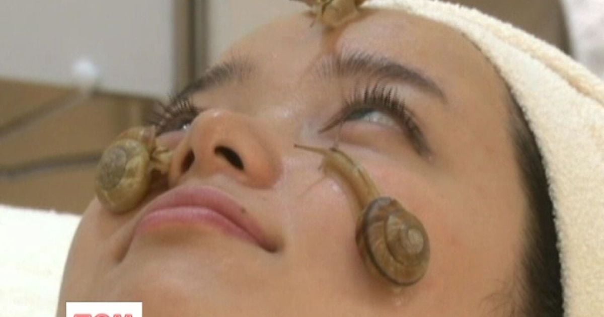 Заради краси шкіри японки дозволяють равликам повзати по обличчю