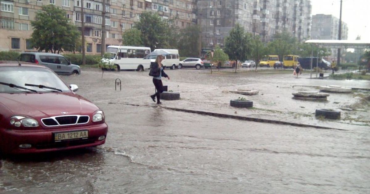 Кіровоград затопило / © grycik.livejournal.com