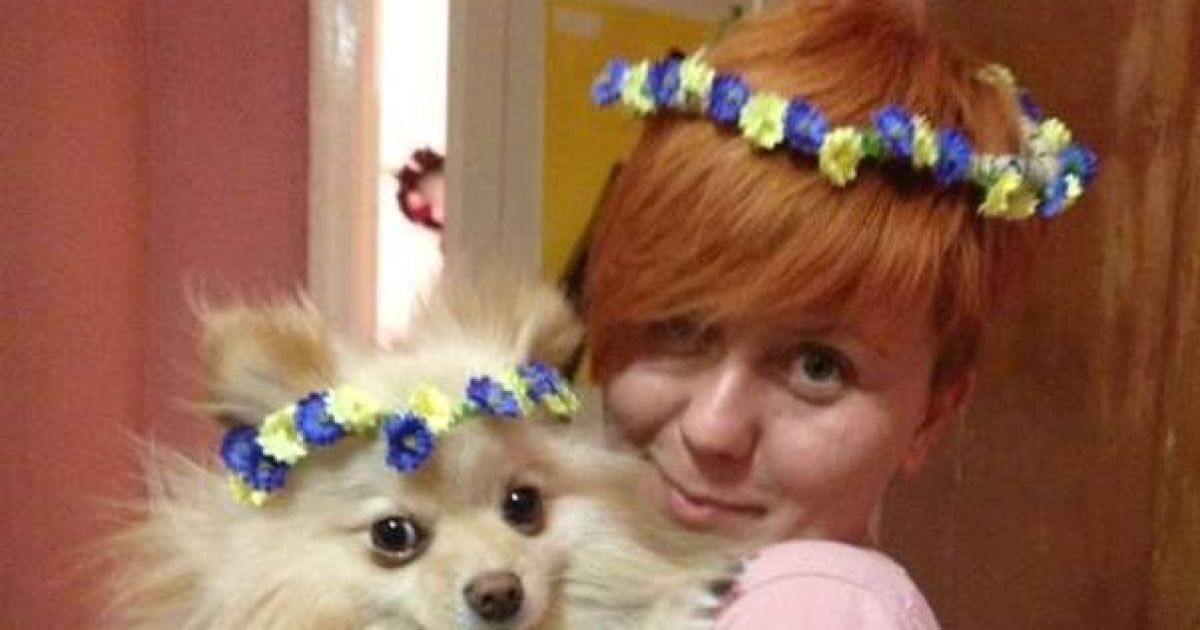 На лідерку Femen напали прямо в під'їзді і побили кулаками обличчя