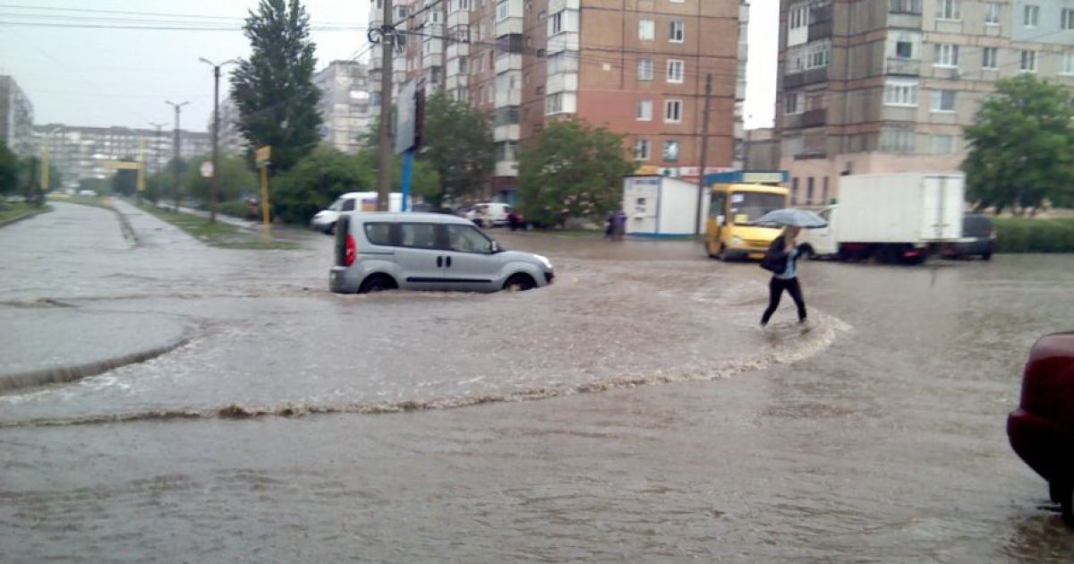 Кіровоград затопило / © grycik.livejournal.com