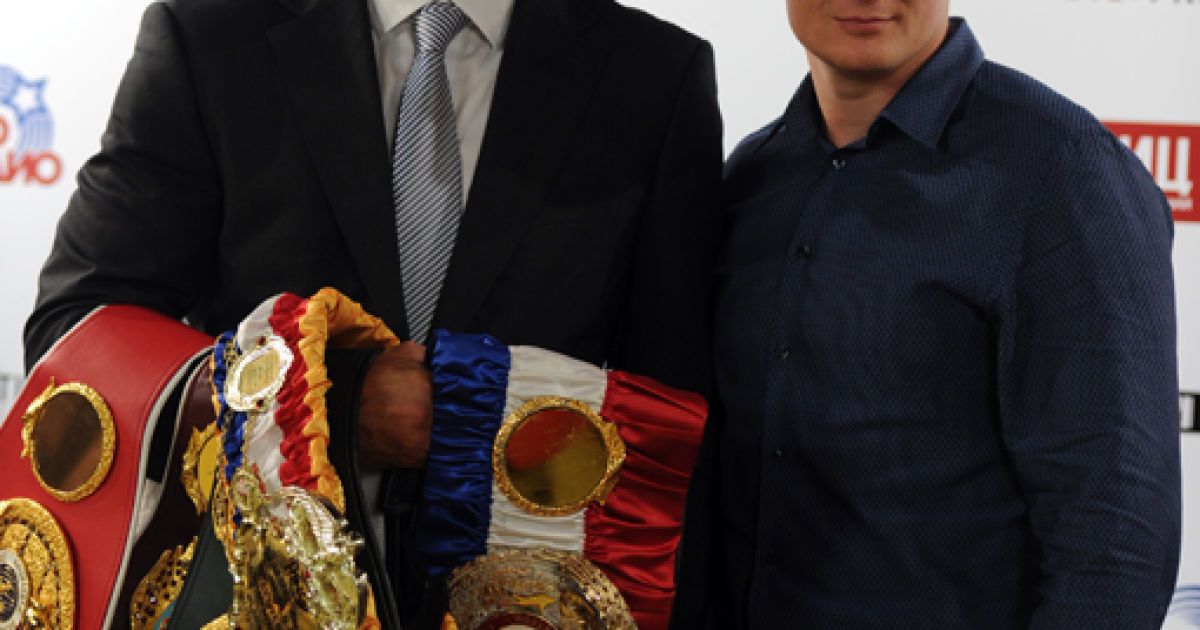 Кличко і Повєткін зустрілися в Москві / © Expressen