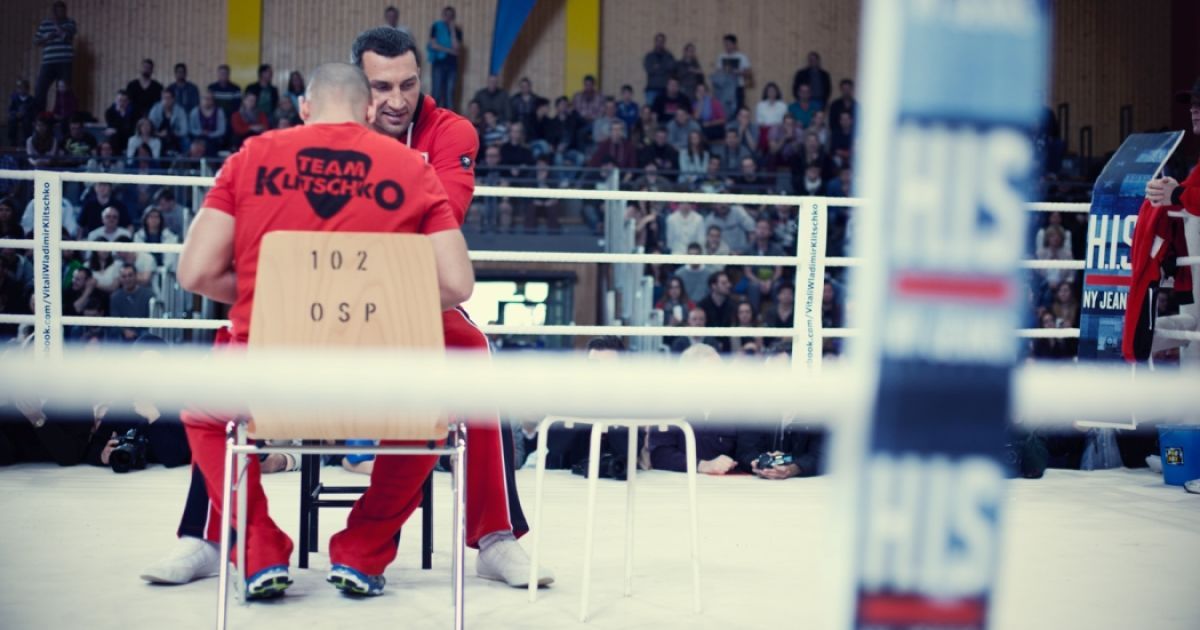 Відкрите тренування Кличка і П'янети / © klitschko.com