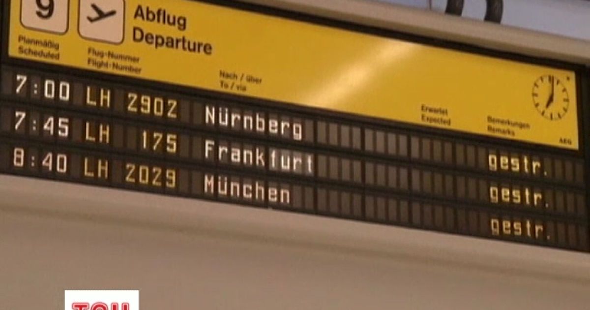 У понеділок у небо не піднялися літаки Lufthansa