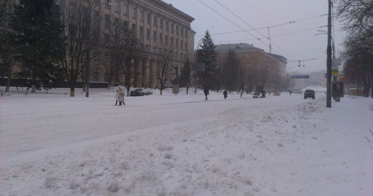 Кияни потерпають від негоди