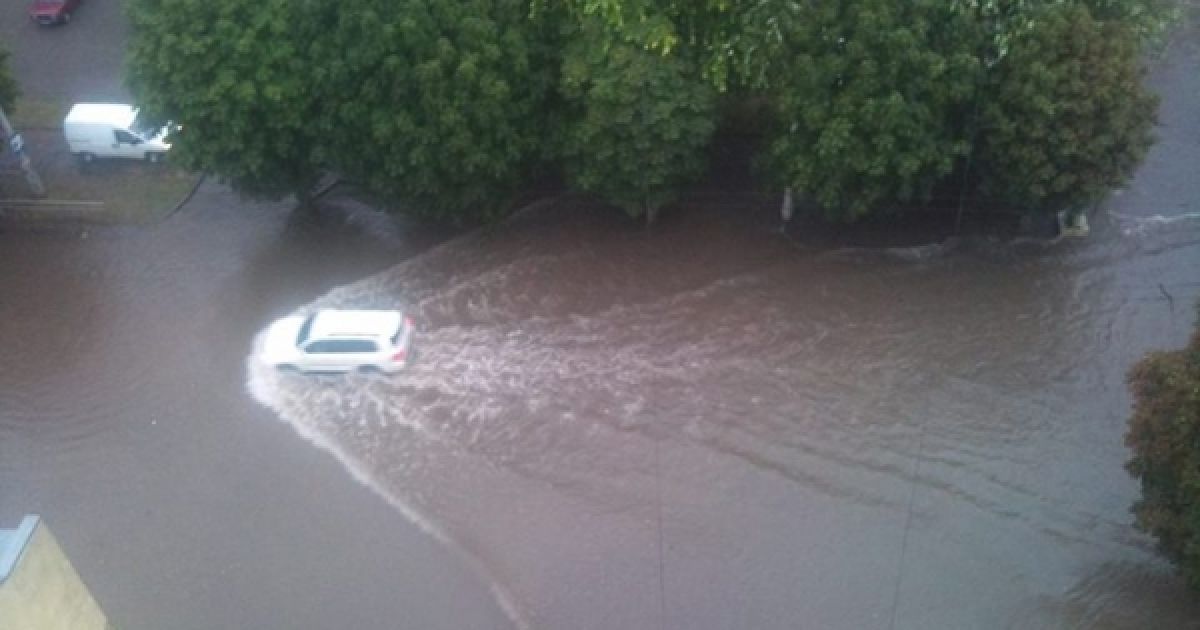 Злива у Луцьку / © pikabu.ru