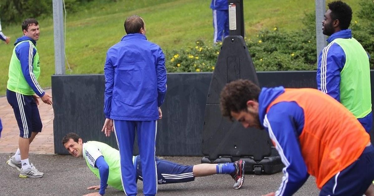 Гравці "Динамо" зіграли в баскетбол / © fcdynamo.kiev.ua