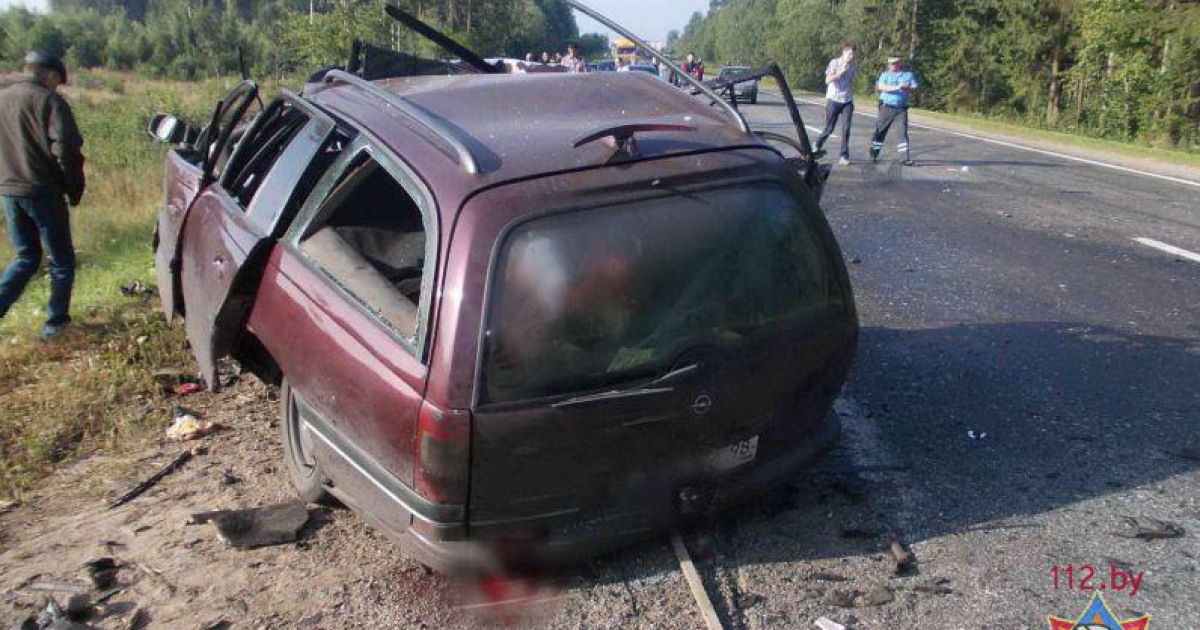 З'явилося відео моторошної аварії у Білорусі, яка забрала життя чотирьох українців