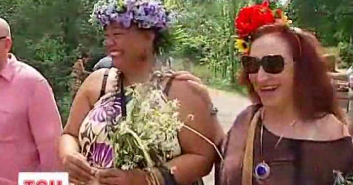 Гавайська принцеса у Києві знайомилася з українськими етно-традиціями