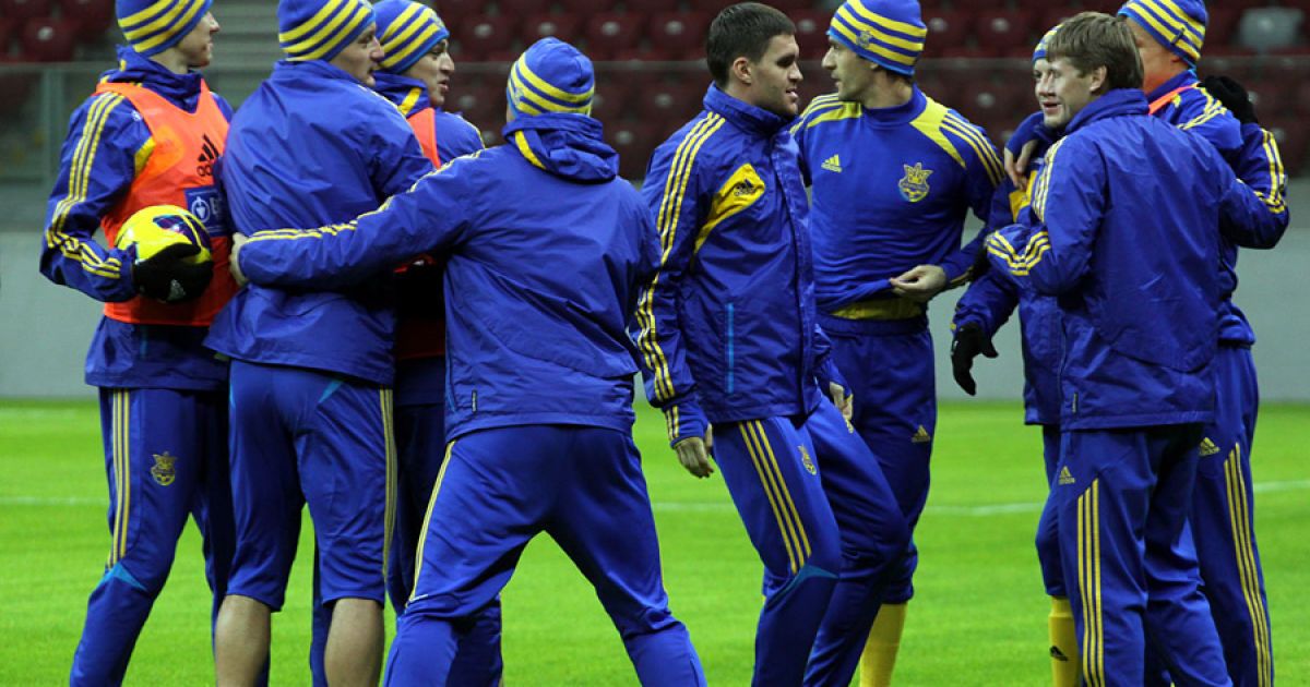 Збірна України потренувалася на "Народовому" / © dynamo.kiev.ua