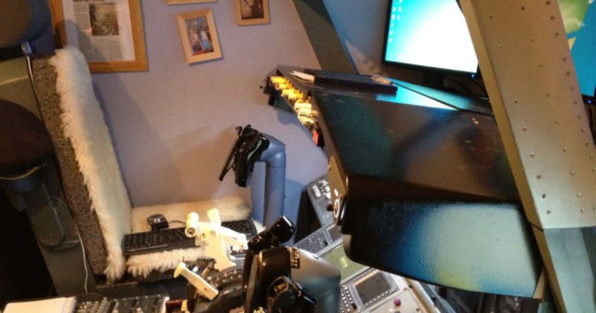 Батько склав у кімнаті сина кабіну Boeing-737