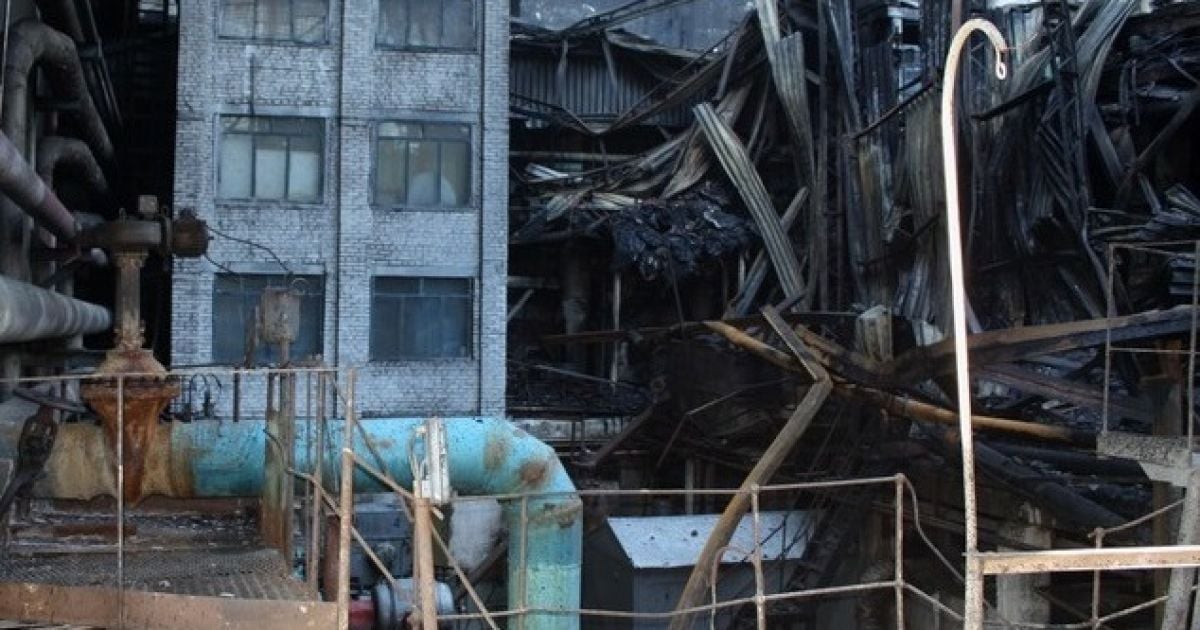 Згорілі енергоблоки на ТЕС вирішили відремонтувати