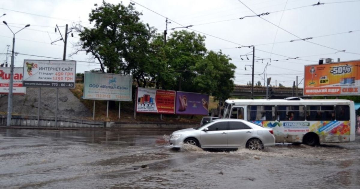 В Одесі почався потоп