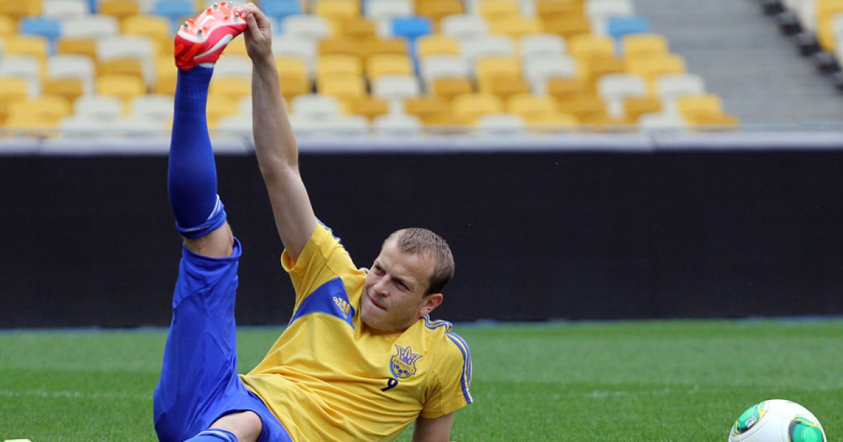 Збірна України потренувалася на "Олімпійському" / © dynamo.kiev.ua