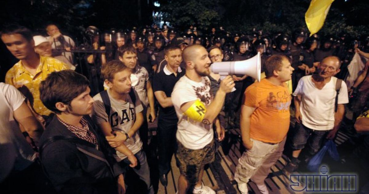 У Києві пройшло пікетування Святошинського райвідділу міліції / © УНІАН