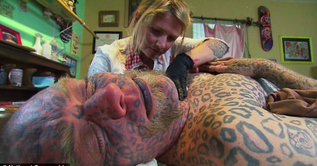 Ларрі Да Леопард вирішив перевтілитися у леопарда