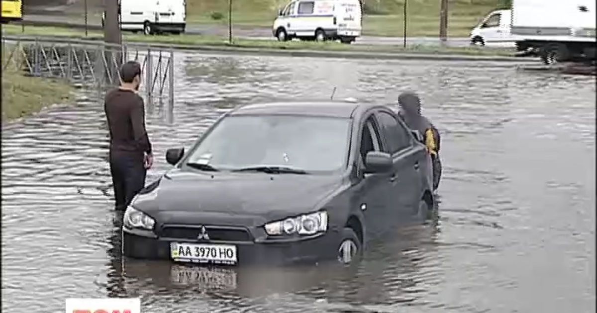 У Києві більшатиме затоплених вулиць через надто вузькі колектори