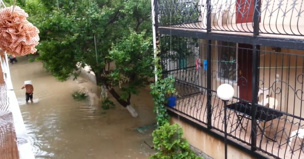 У Бердянську затопило санаторій