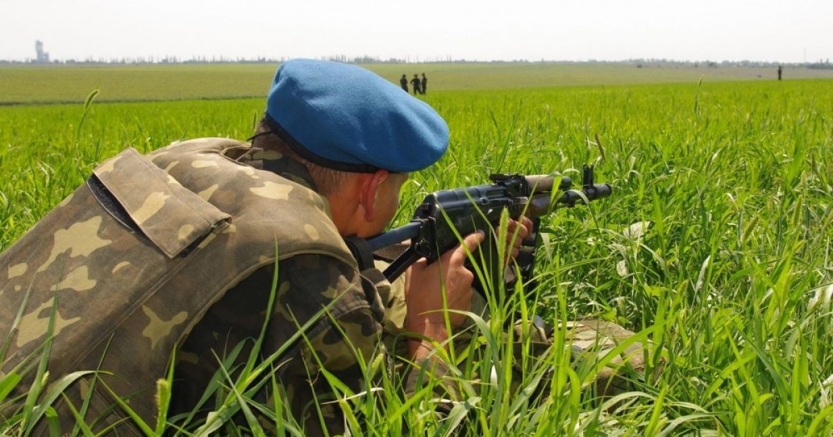 Морпіхи і десантники успішно знищили "базу терористів". / © Думская.net