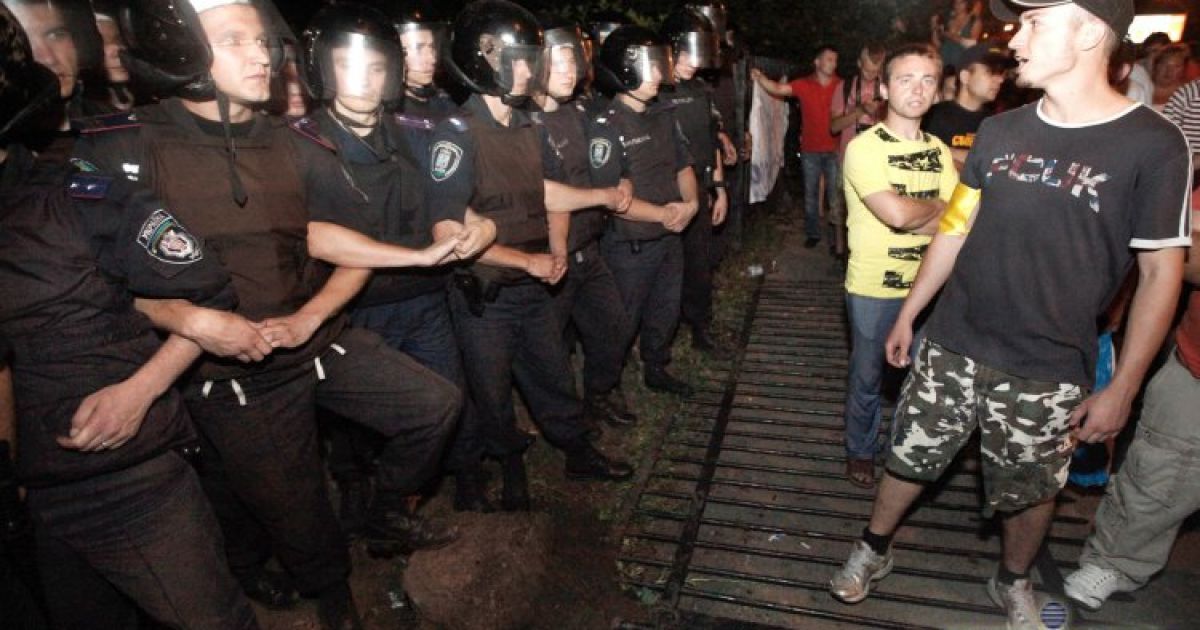 У Києві пройшло пікетування Святошинського райвідділу міліції / © УНІАН