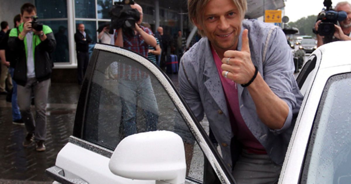 Тимощука чекав в Пітері сюрприз від фанатів "Зеніту" / © sovsport.ru