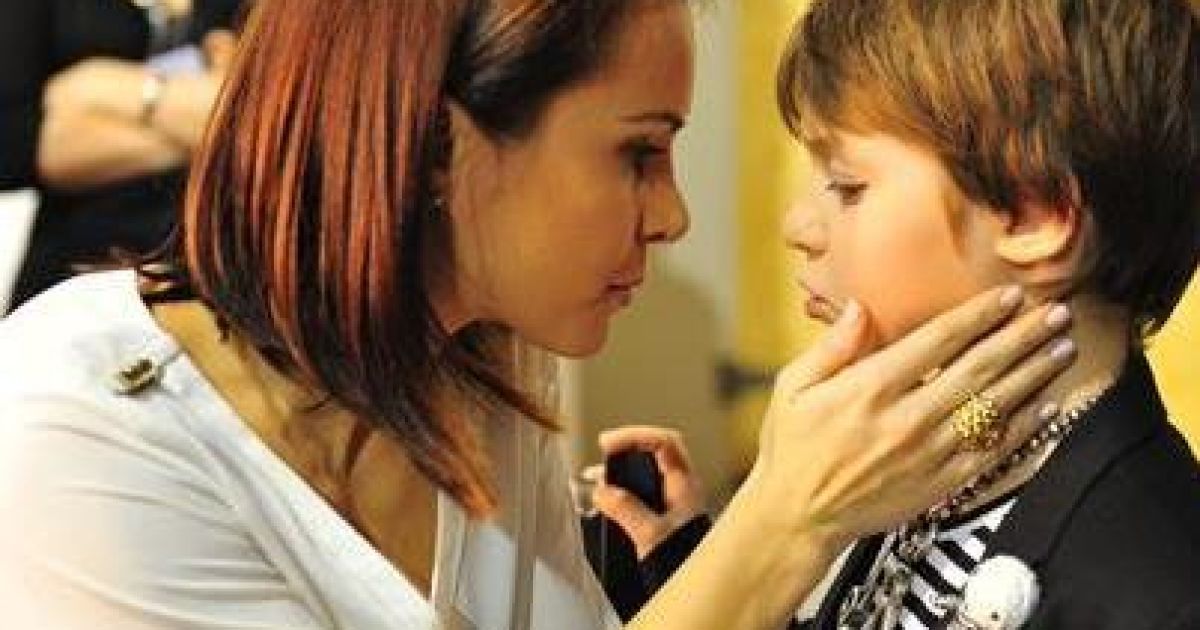 Лілія Подкопоєва з сином Вадимом