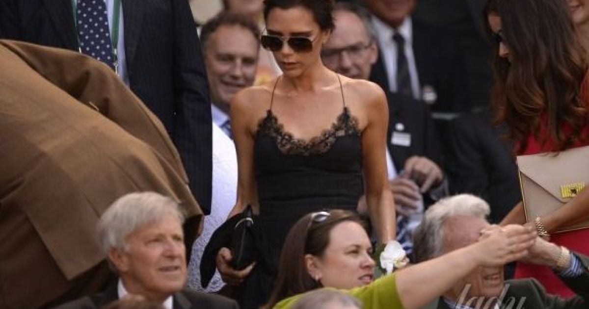 Вікторія Бекхем і Джуд Лоу відвідали фінал  Уїмблдонського турніру
