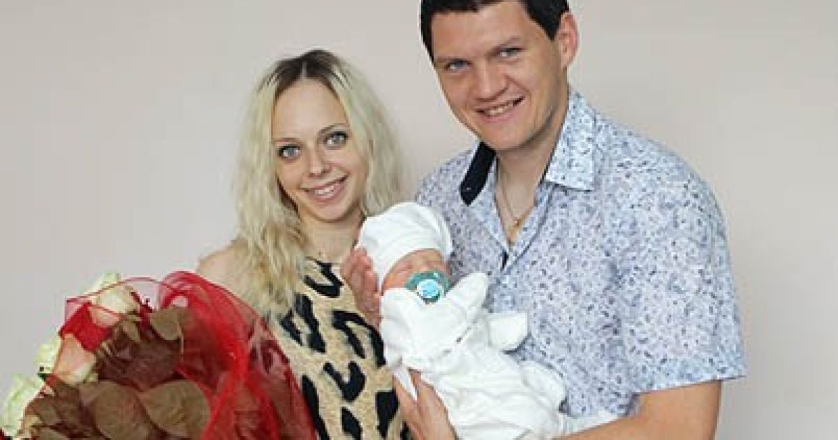 Тарас і Валерія назвали свого первістка Артемом