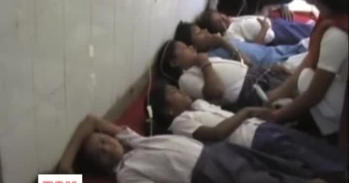 В Індії каша з ящірками вклала на лікарняні ліжка десятки школярів