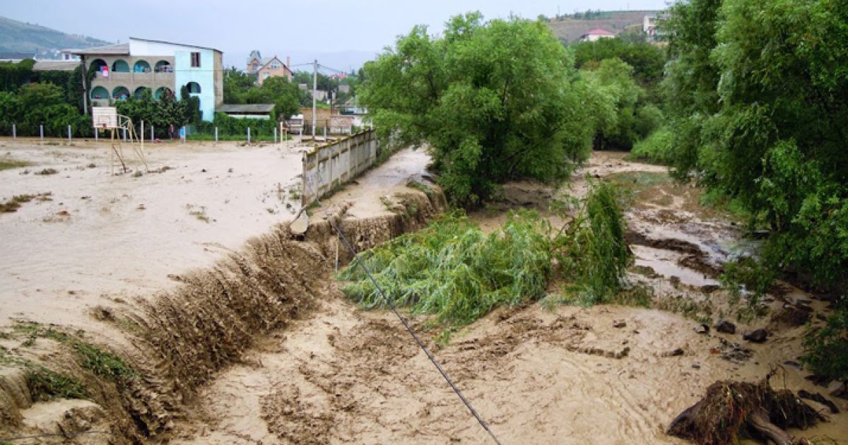 Морське накрив селевий потік