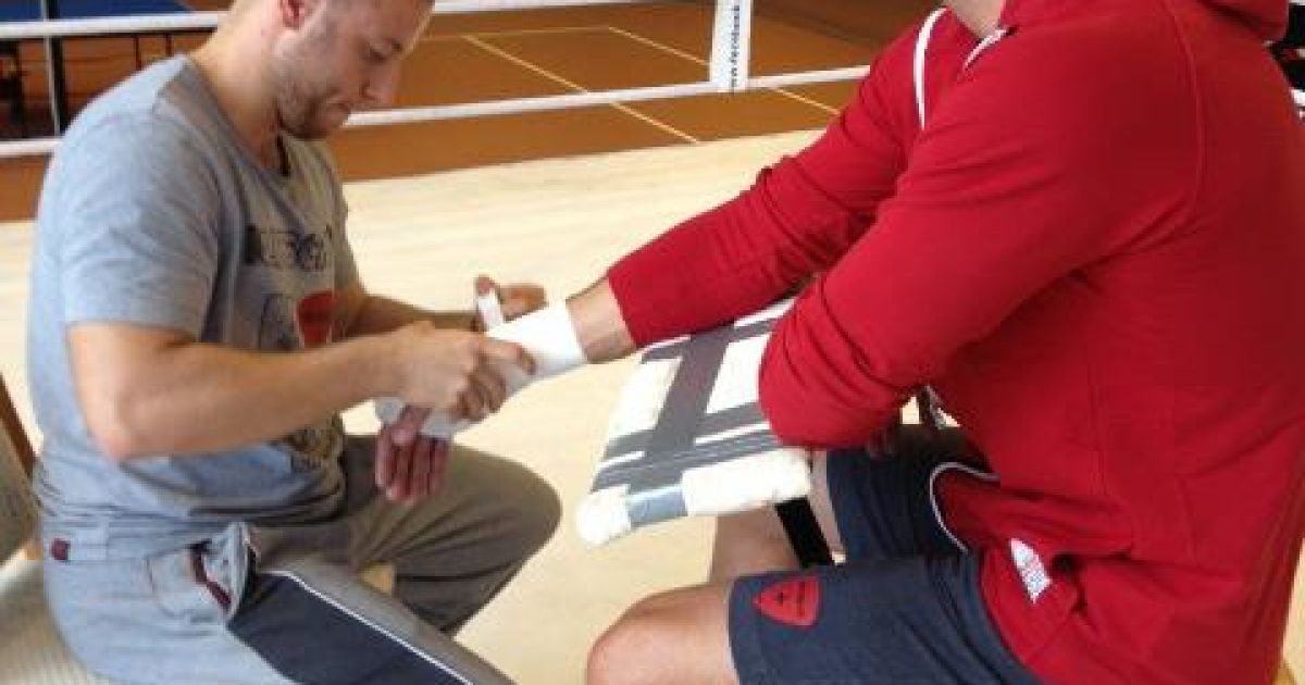 Володимир Кличко на тренуванні у Гоїнгу / © facebook.com/VitaliWladimirKlitschko