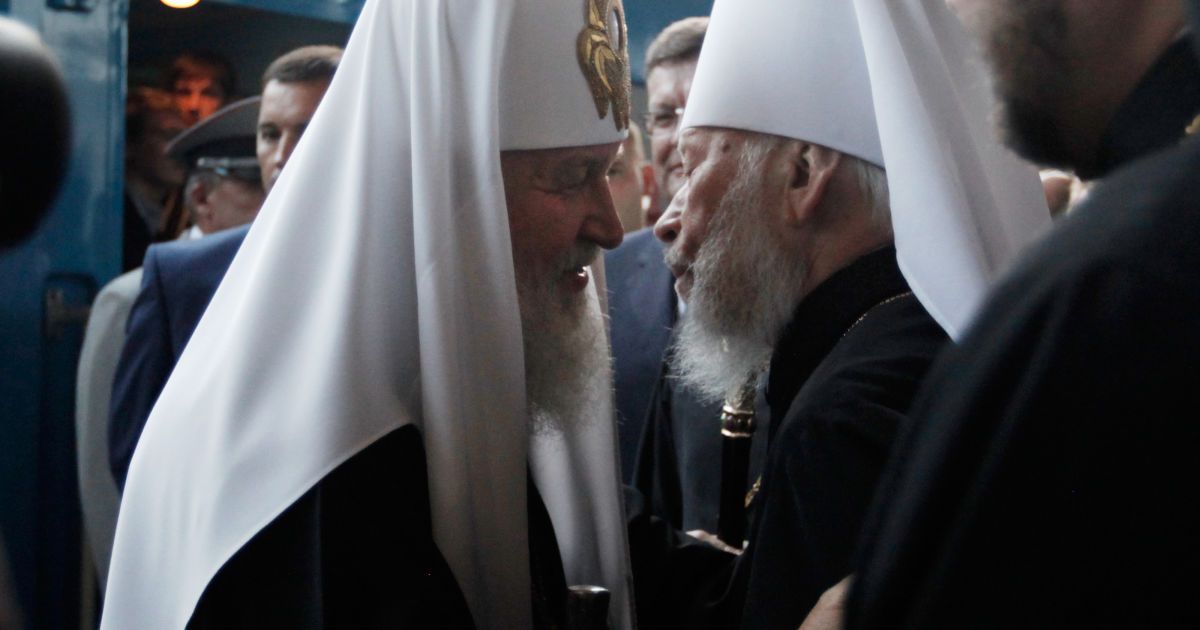 Патріарх Кирило прибув до Києва з великою святинею. Фото Влада Мусієнко. / © УНІАН