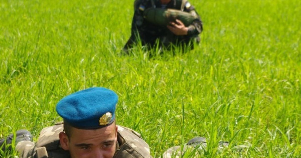 Морпіхи і десантники успішно знищили "базу терористів". / © Думская.net