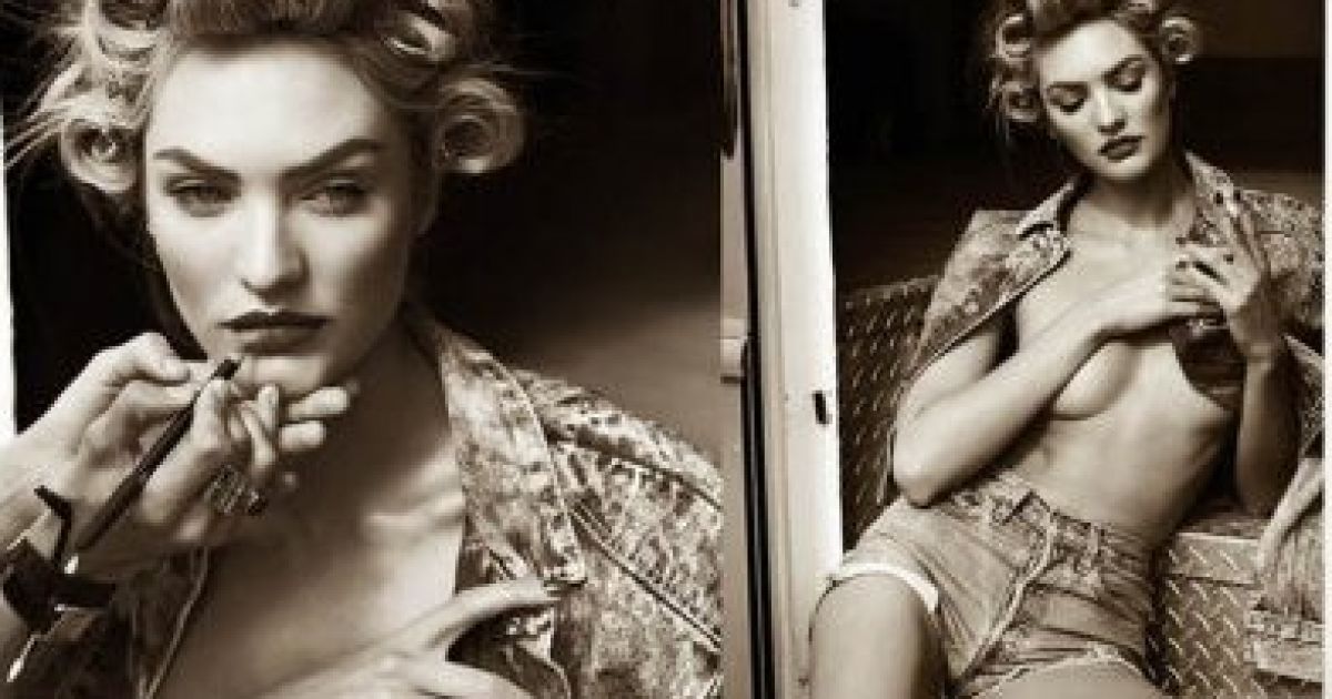 Янгол Victoria's Secret Кендіс Свейнпол перетворилась на хуліганку у коротеньких шортах