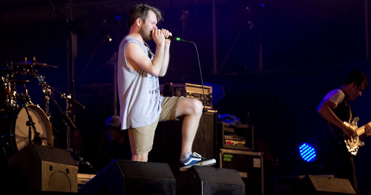Запальний гурт Enter Shikari розігрівав публіку перед виступом Scorpions / © ТСН.ua