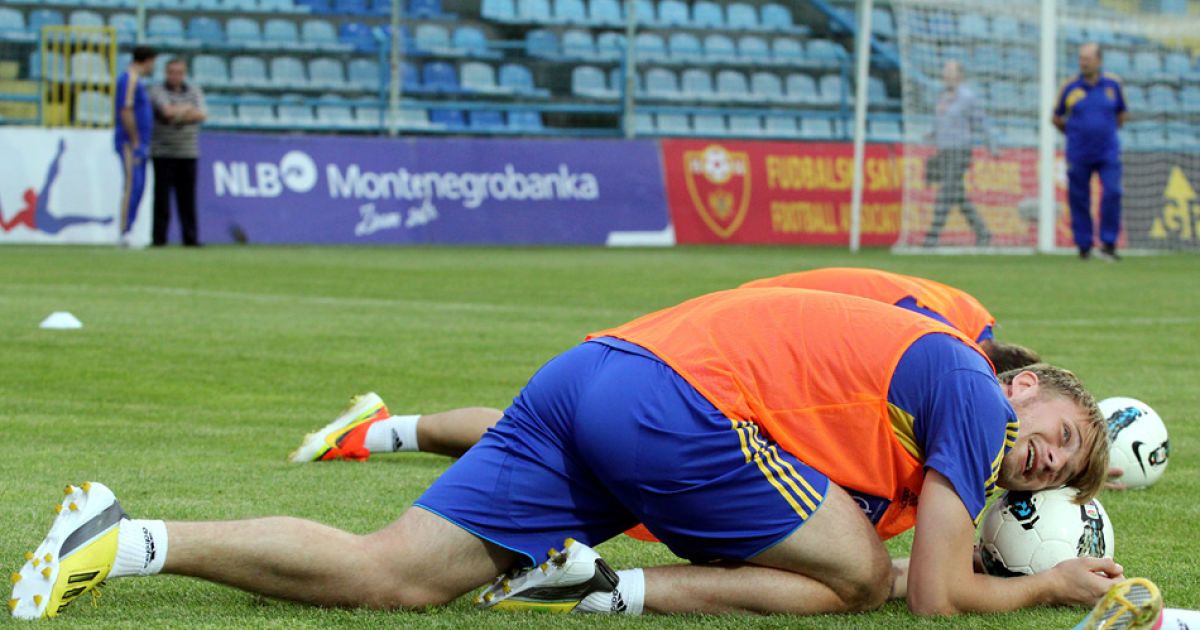 Збірна України потренувалася у Подгориці / © dynamo.kiev.ua