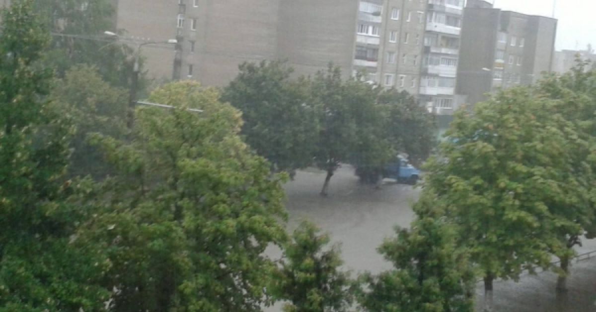 Злива у Луцьку / © pikabu.ru