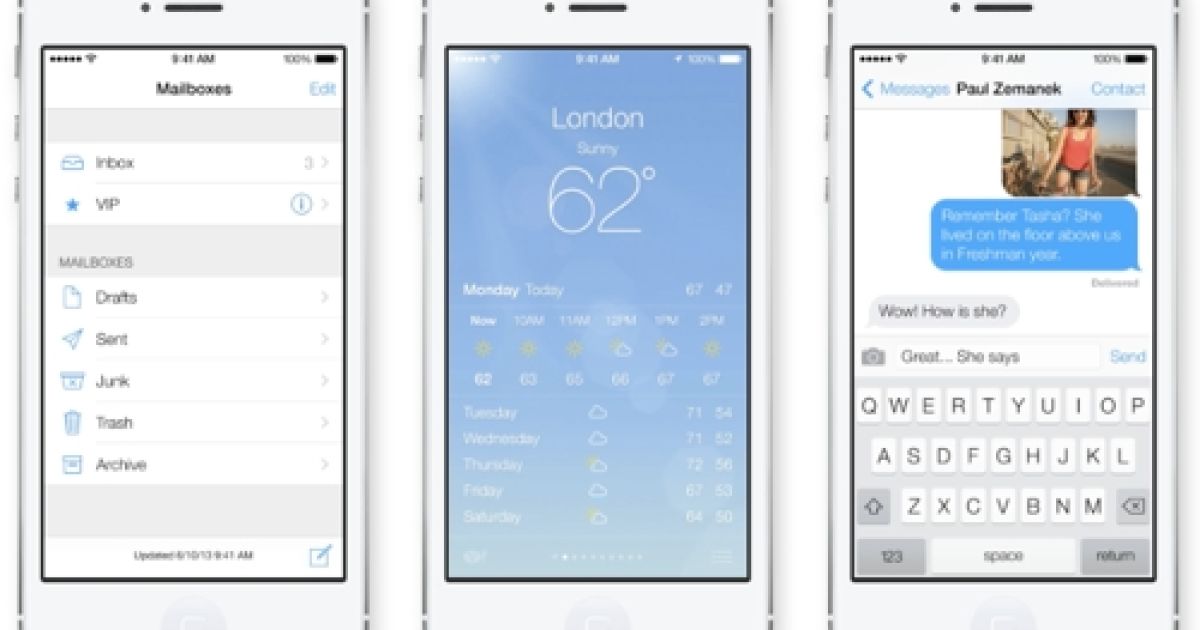 iOS 7: як виглядатиме оновлений iPhone / © CNews