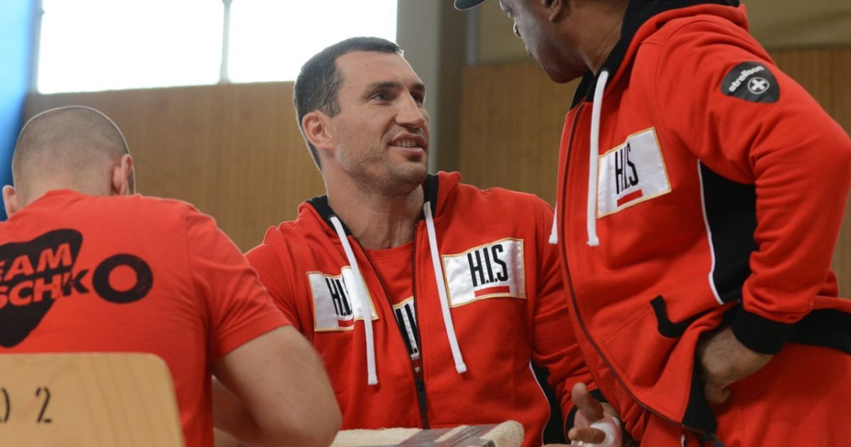 Відкрите тренування Кличка і П'янети / © klitschko.com