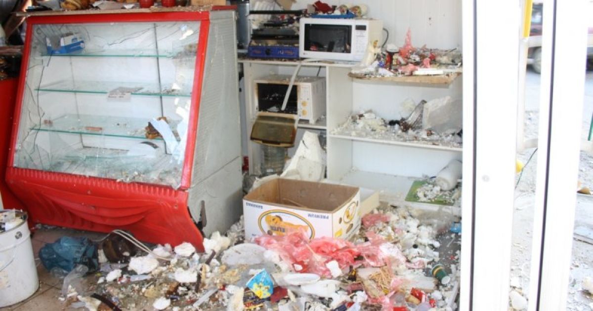 Вибух розніс все всередині
