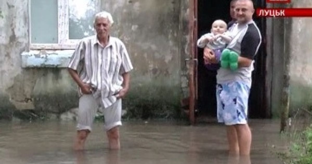 У Луцьку за день випала майже двомісячна норма опадів