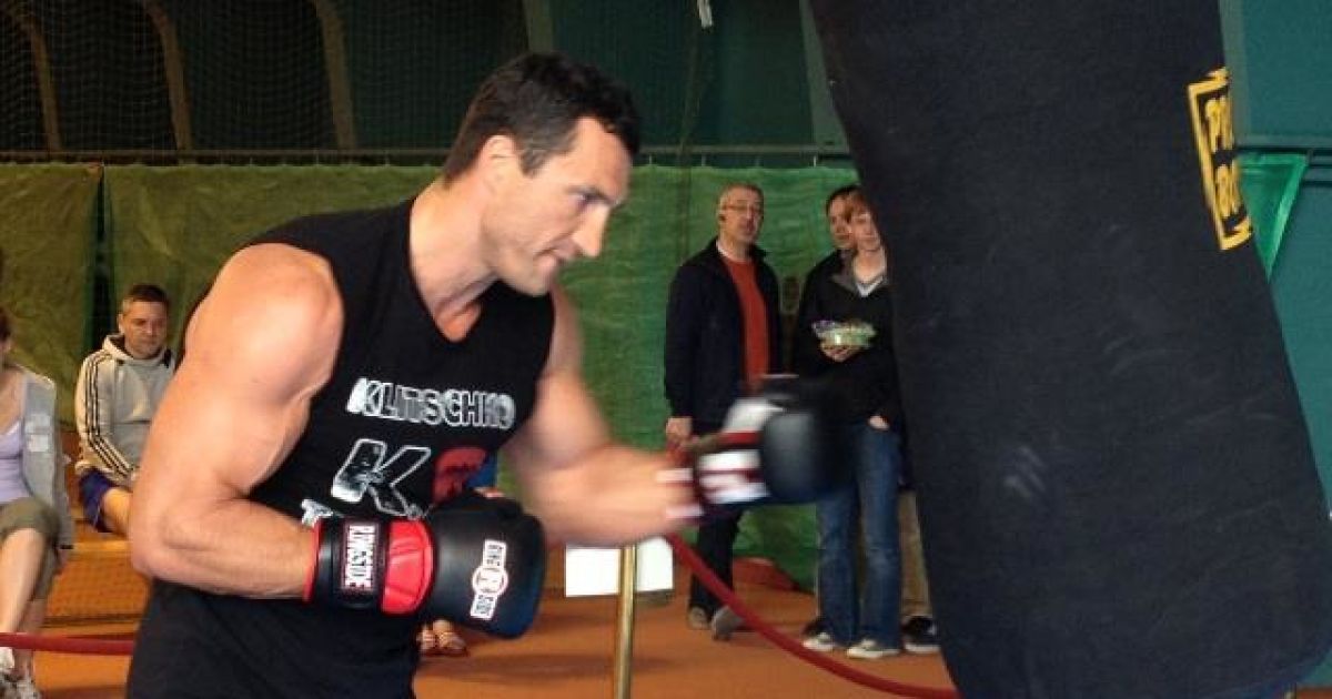 Володимир Кличко на тренуванні у Гоїнгу / © facebook.com/VitaliWladimirKlitschko