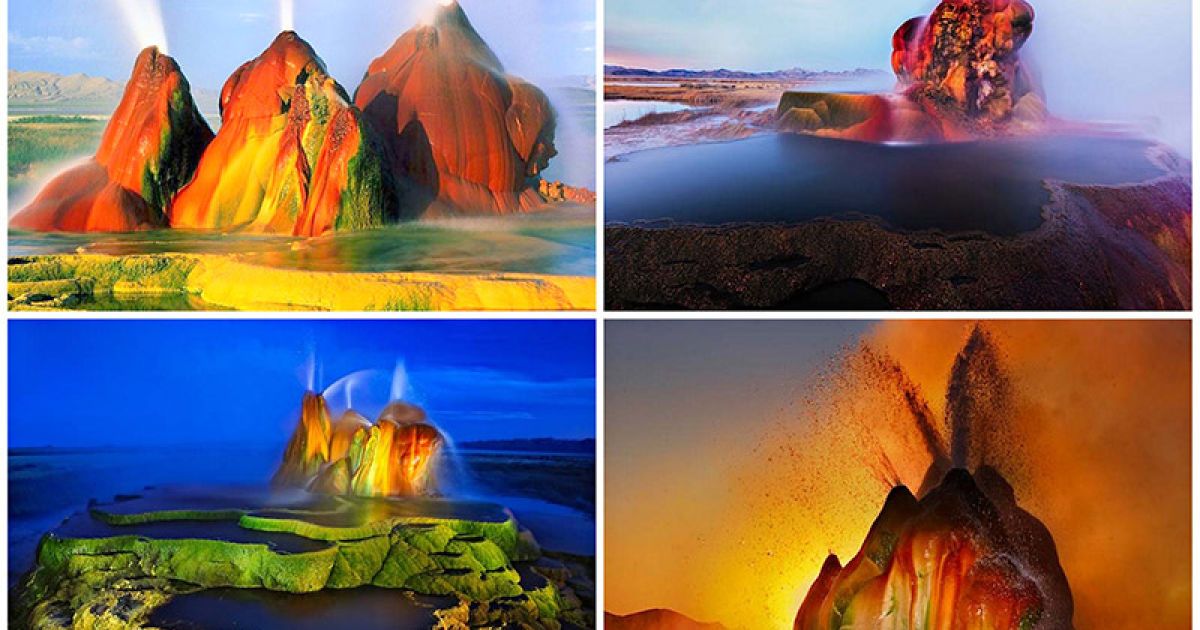 Геотермальний гейзер Флай в Неваді