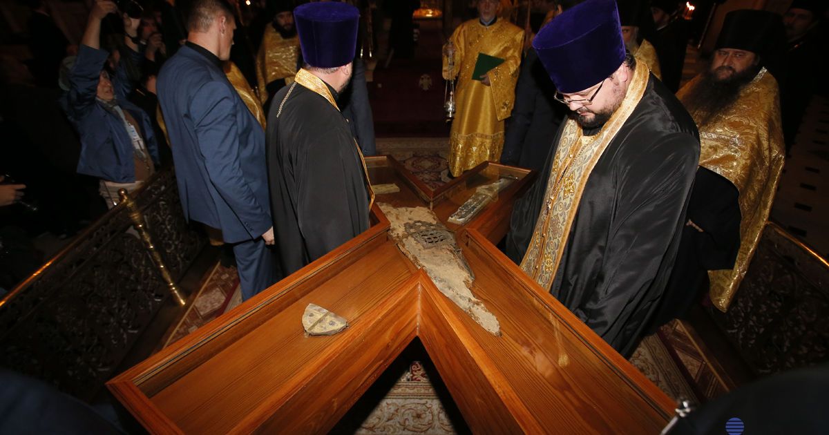 Патріарх Кирило прибув до Києва з великою святинею. Фото Володимира Гонтара / © УНІАН