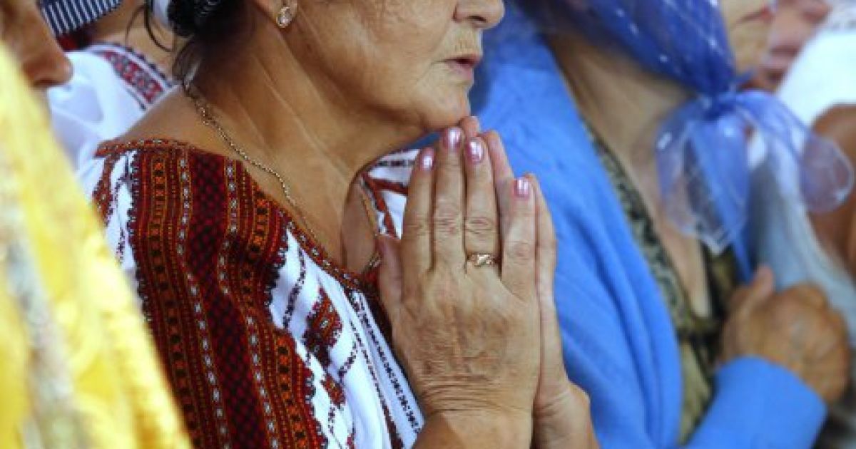 У Володимирському соборі відбулася літургія на чолі з Філаретом / © УНІАН